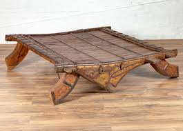 New duke round metal nesting coffee tables. Ox Cart Coffee Table 3 For Sale On 1stdibs