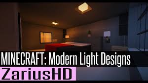 Modern industrial style dining room | dining room design ideas. Minecraft Modern Light Designs W Lorddakr Youtube