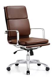 hendrix brown leather contemporary executive chair with chrome frame mid century modern office chair brown leather office chair chair