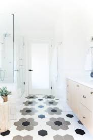 Black And White Hexagon Floor Tile Flower Such Beautiful Floor Tile Flower Design Using Hexagon Tiles Gray Black And White Floo Interior Tiles Floor Beautiful Tile Floor Modern Farmhouse Interiors