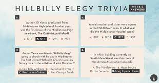 There was something about the clampetts that millions of viewers just couldn't resist watching. Hillbilly Elegy Trivia Answers Week 2 The Pointe