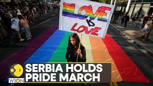 Serbia holds pride march; protesters hurl stones, stun grenades at police |  Latest News | WION - YouTube