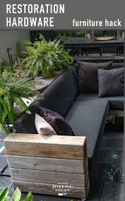 How To Build My Restoration Hardware Sectional Restoration Hardware Sectional Restoration Hardware Outdoor Diy Patio Furniture