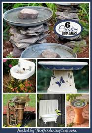 Creative Bird Baths Diy Garden Decor Projects