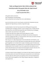 November bin ich bürgermeister unserer stadt und am 9. Hennef Stadt Der Burgermeister