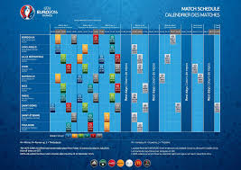 Then you can download and use this spreadsheet that will show full schedule of the tournament. Euro 2020 On Twitter Voici Le Calendrier De La Phase Finale De L Euro2016 Http T Co Cpd0a6nc12