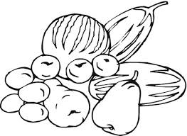 Desenho De Frutas E Vegetais Para Colorir Desenhos Para Colorir E Imprimir Gratis