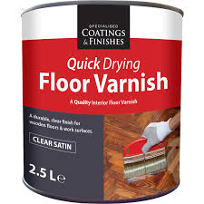 Plus, it's low odour so your home won't smell of varnish for days on end. Quick Drying Floor Varnish Clear Satin 2 5l
