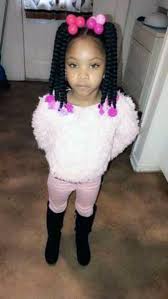 The black hairstyle uses the same concept as engraved beaded bracelets. Cute Hairstyles For Black Kids