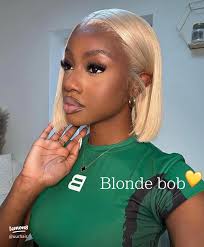 Summer hairstyle! Blonde bob hair🫶Amazon wig🥰