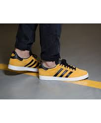 Black And Yellow Adidas Shoes Mens Adidas Gazelle Leather Yellow Black Trainer Is Fashionable Adidas Gazelle Adidas Gazelle Mens Adidas Gazelle Women
