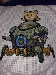 Cross stitch portrait of jan · r/crafts. Wrecking Ball Overwatch Cross Stitch Album On Imgur
