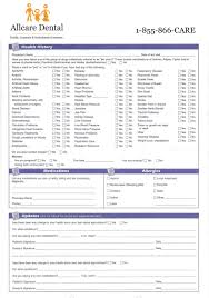 Dental Medical History Form Template Awesome Medical History Form For Dental Fice Templates Free In 2020 Medical History Dental Free Medical
