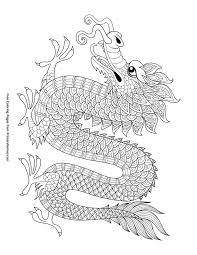 Chinese dragon is a set of loose sheets that keeps the kids occupied with colouring dragons for a long period of time.chinese dragon coloring pages have a collection of both fierce and cute dragons. Chinese New Year Easy Chinese Dragon Coloring Pages Novocom Top
