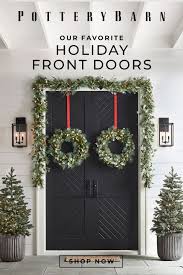 3 Ways To Decorate Your Front Door For The Holidays In 2020 Front Door Christmas Decorations Country Christmas Decorations Festive Holiday Decor