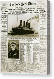 titanic, 1912 canvas print / canvas art