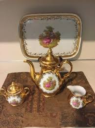 Mitterteich bavaria tea set 15 piece gold trim demitasse cups (303800294488). 11 Bavaria Gold Tea Set Ideas Tea Set Tea Tea Pots