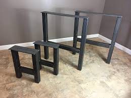 Set of 2 industrial steel table 30x28 dining table legs 30height 28wide office table legs computer desk legs steel bench legs country style table legs diy furniture legs (30h×28w, square shape) 4.3 out of 5 stars. Amazon Com H Legs Set Of 2 Very Strong And Sturdy Industrial Raw Metal Legs Bench Legs Table Legs Steel Legs Pair Of Legs Reclaimed Wood Ships In 48 Hours Free Handmade