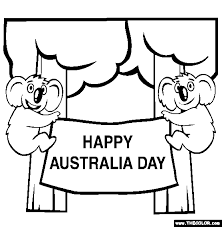 Whitepages is a residential phone book you can use to look up individuals. Happy Australia Day Online Coloring Page