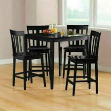 Standard height dining tables, sometimes called regular height dining tables, sit between 28 and 30 inches and should be used with 18 to 23 inch chairs, stools or benches. Arts And Crafts Mission Style Dining Sets For Sale Ebay