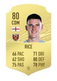 West ham's star centre midfielder declan rice has taken to tiktok to show off his fifa 21 ultimate team starting xi, and it's stacked with top icons and premier. Fifa 21 Future Stars Declan Rice Ratings Potential Ultimate Team Career Mode More