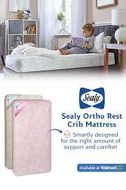 Sealy baby firm rest antibacterial crib mattress and toddler mattress. Sealy Ortho Rest Premium Firm 150 Coil Crib And Toddler Mattress Neutral Walmart Com Toddler Mattress Crib Toddler Bed Baby Mattress