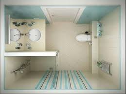 Desain bathroom di atas dengan konsep sederhana tanpa furniture yang berlebihan cukup dilengkapi dengan toilet duduk, tempat tisu dan cermin serta tanaman hijau yang mampu. Desain Kamar Tidur 2 5x2 5