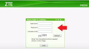 The default password is admin. How To Login Zte Router 192 168 1 1