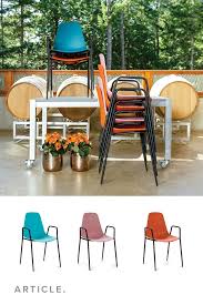 It S Hard To Pick The Best Quality Of The Svelti Chair But Its Love For Stac Contemporary Dining Chairs Midcentury Modern Dining Chairs Outdoor Furniture Sets