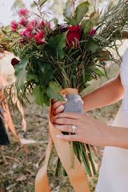 A Combination Of Lush Trailing Ribbon And A Personal Memento For Kathlene Www Jademcintoshflowers Com Au Www Popcorn Wedding Flowers Flowers Beautiful Flowers