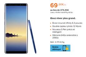 Les flics sont cachés à coté du panneau. Bonne Affaire Le Galaxy Note 8 A 69 90 Avec Un Forfait Orange Ou 670 Sans Abonnement