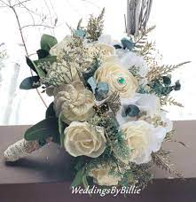 A dose of summer is in store with today's emerald green wedding palette, softened by hints of fresh peach and blush! Emerald Green Wedding Bouquet Wedding Flowers Emerald Green Etsy Green Gold Weddings Emerald Green Weddings Green Wedding Bouquet