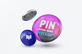 Bootstrap badges sizes with examples. Pin Button Badges Mockup Two Size Falling Pin Button Badges Button Badge Button Pins