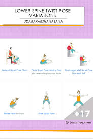 Lower Spine Twist Pose Udarakarshanasana Variations 26 Variations Of Lower Spine Twist Pose Tummee Com Poses Yoga Teachers Yoga Poses