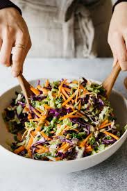 Carrot Cabbage Slaw Recipe Food Vinaigrette Recipes Vegetarian Recipes Healthy