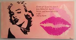 Marilyn Monroe Pink Lips A Wise Girl Kisses But Doesn T Etsy Baby Cards Handmade Wise Girl Card Sayings