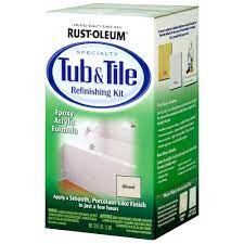 If your tub and tile refinishing kit comes with primer, apply it according to the directions. Rust Oleum Specialty 1 Qt Almond Tub And Tile Refinishing Kit 7861519 The Home Depot