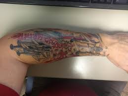 I'm mad hype to start my sleeve tattoo next month. Aeronautical Themed Sleeve Wip Tyler Moody Surreal Tattoo In Kansas City Missouri Album On Imgur