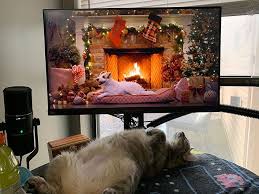 #1 in the nation in customer satisfaction for tv service awarded to at&t/directv by j.d. How To Turn Your Tv Into A Yule Log Fireplace For Holiday Yuletide Ambiance Ambiance Yule Log Fireplace