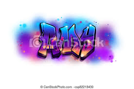 Tag tagging is the easiest and simplest style of graffiti; Amy Name Text Graffiti Word Design A Cool Graffiti Name Illustration Perfect Gift For A Family Member Or A Friend Canstock