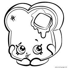 Print Toastie Bread To Print Shopkins Season 3 Coloring Pages Shopkin Coloring Pages Shopkins Coloring Pages Free Printable Shopkins Colouring Pages