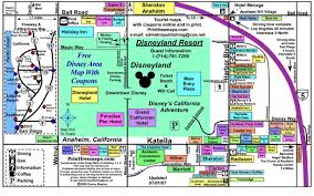 Anaheim Map Disneyland Area Map Downtown Disney Map Disneyland Anaheim Disneyland Hotel Hotels Around Disneyland