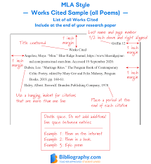· this heading appears on the first page of your essay only. Tips On Citing A Poem In Mla Style Bibliography Com