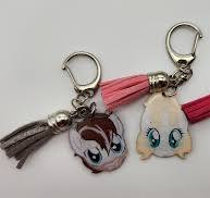 Graphic custom acrylic resin character keychain | MakerPlace by Michaels