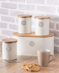 The rotating dasher and insulated freezer bowl. Typhoon Living Coffee Tea Sugar Set Reviews Home Macy S In 2021 Cream Kitchen Accessories Tea Coffee Sugar Canisters Coffee Canister