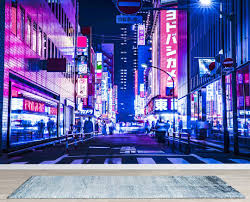 Abloh pioneers a practice that cuts across media and connects visual artists, musicians, graphic designers, fashion designers, and architects. Tokyo Japan Retro 80 S Synth Wave Pop Style Wall Mural 6248 Synth Wave Neon Tokyo Wall Murals