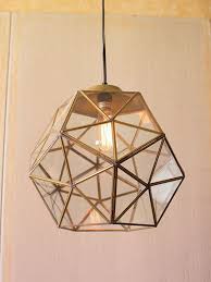 Gold Glass Geometric Large Pendant Light Modern Furniture Brickell Collection Large Pendant Lighting Gold Pendant Lighting Modern Chandelier