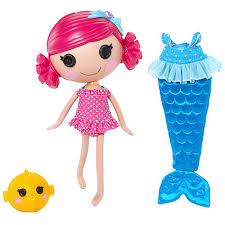 She is normally seen wearing a blue mermaid costume consisting of a blue top with frilled sleeve and soft blue frilled skirt. Lalaloopsy Mermaid Coral Sea Shells Doll Walmart Com Walmart Com