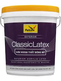 SƠN NGOẠI THẤT BÓNG MỜ FALCON EXT CLASSIC LATEX - Sơn Falcon