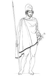 Sophisticated patterns , mandala , and other subjects will allow you to relax after a hard day's work and get away from their problems. Greek Warrior From Ancient Greece Coloring Page Free Printable Coloring Pages For Kids